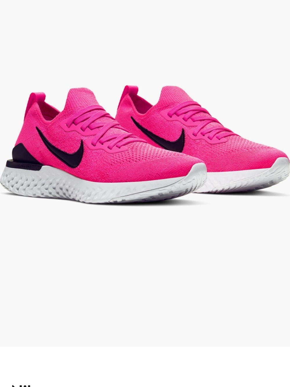 Women’s Nike Epic React Flyknit 2 Running Shoe Bright Pink - 8.5